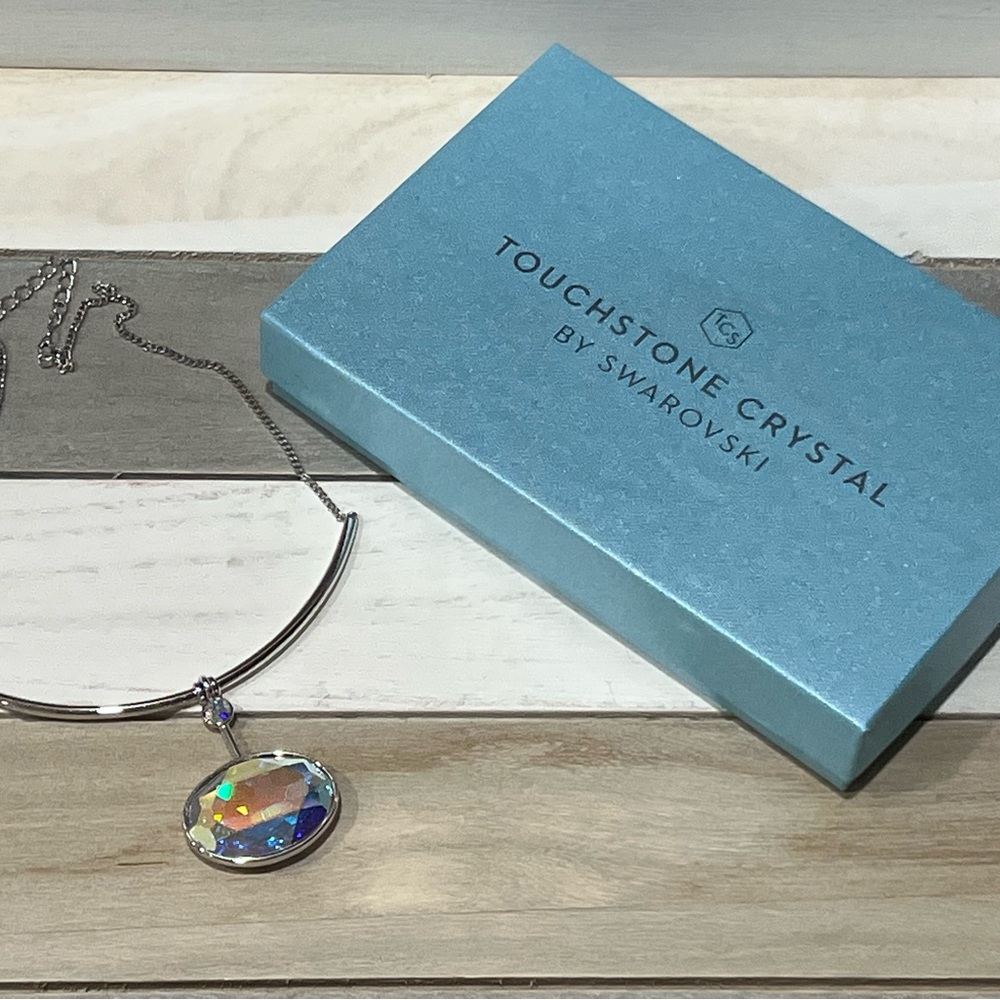 Glamour Necklace, Touchstone Crystal by Swarovski